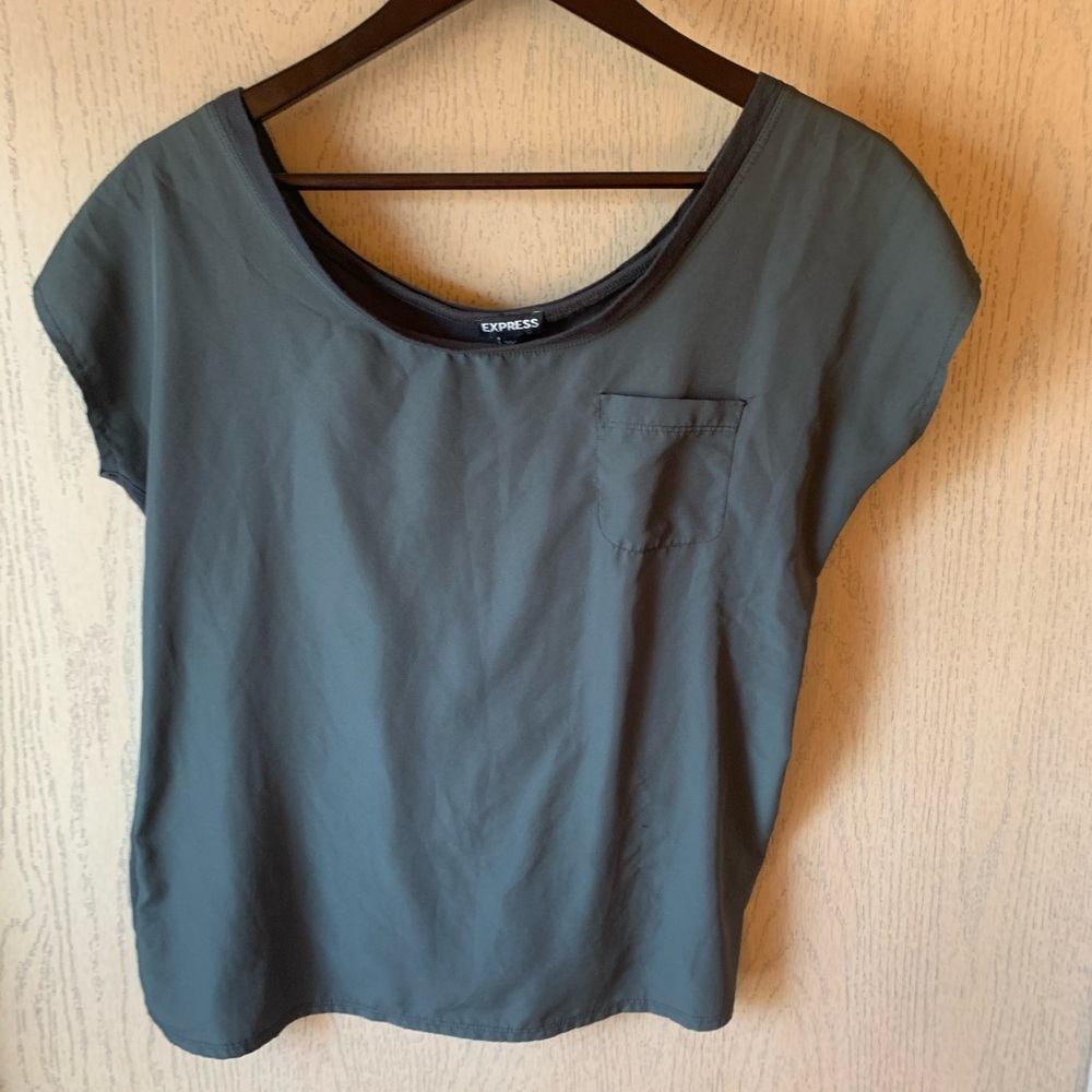 Green Express Top with pocket